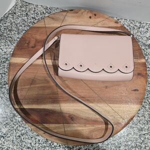 KATE SPADE NEW YORK Magnolia Street Eyelet Addison Crossbody Warm Vellum Blush